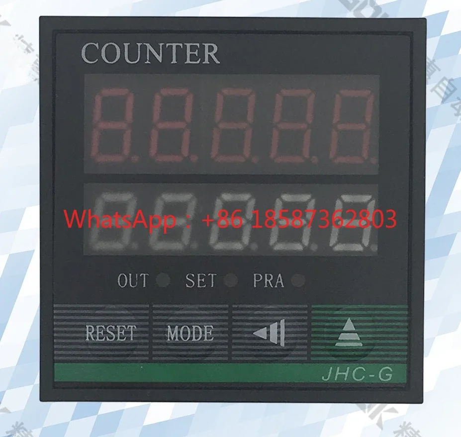 JHC6-G1A intelligent LED digital display double row preset counter, meter meter, counting switch