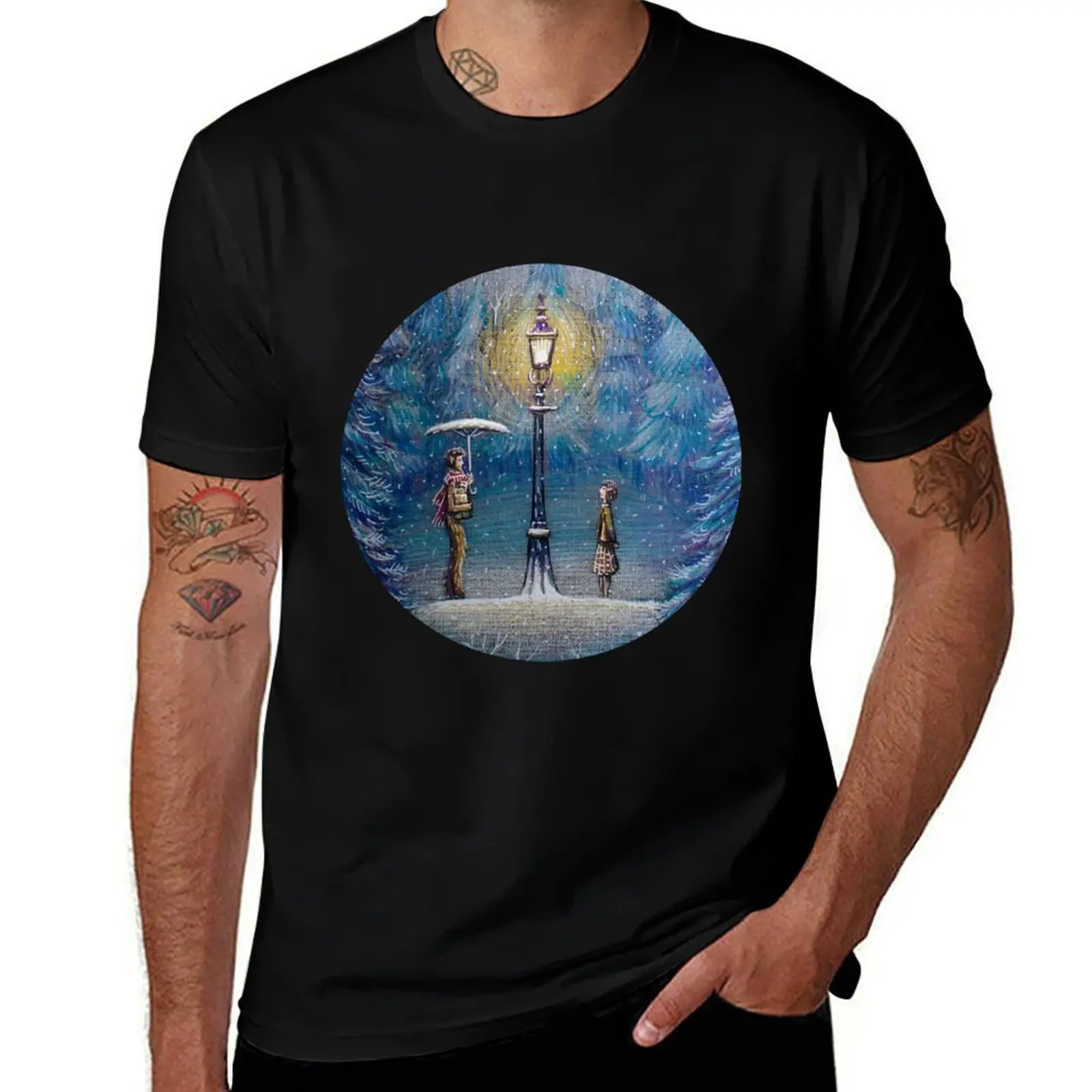 

T-Shirt man t shirt funny t Narnia men Lantern shirts humor tees 100% shirts for dark graphic cotton t Magic