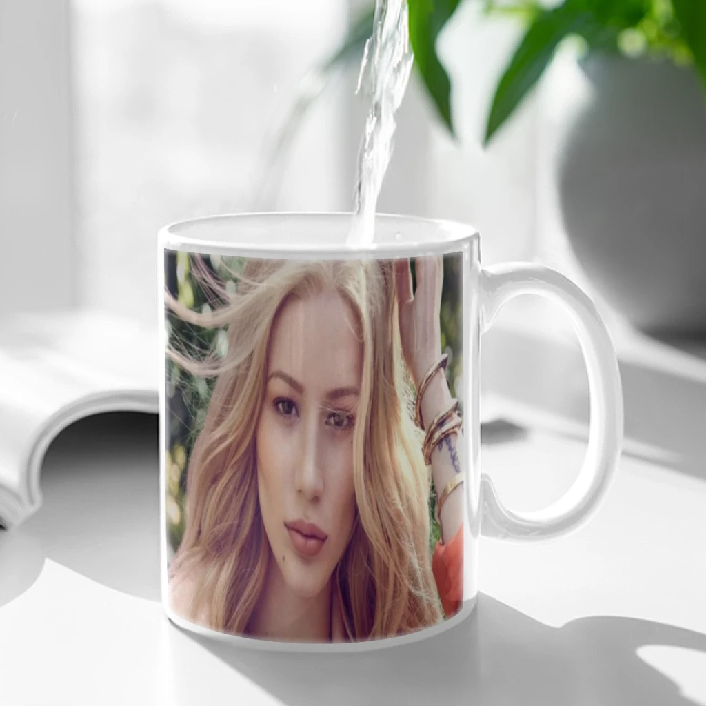 Singer Iggy Azalea 11oz Afternoon Tea Mug Multifunctional Ceramic Coffee Mug Porcelain Coffee Cup Drinking Cup