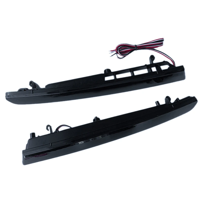 รถด้านหลังกันชน Reflector โคมไฟ LED ไฟเบรคด้านหลังหมอกไฟท้ายสําหรับ Ford Explorer 2011-2015