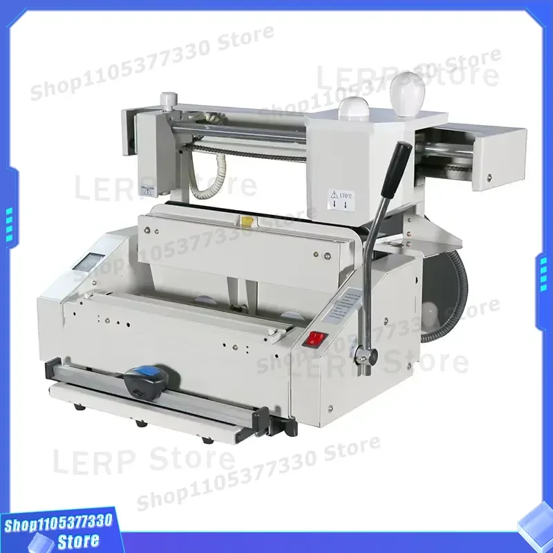 Wireless Perfect Book Binding Machine Hot Melt Adhesive Glue Binder with Cover Press for Hardcover DIY Office School Supplies
