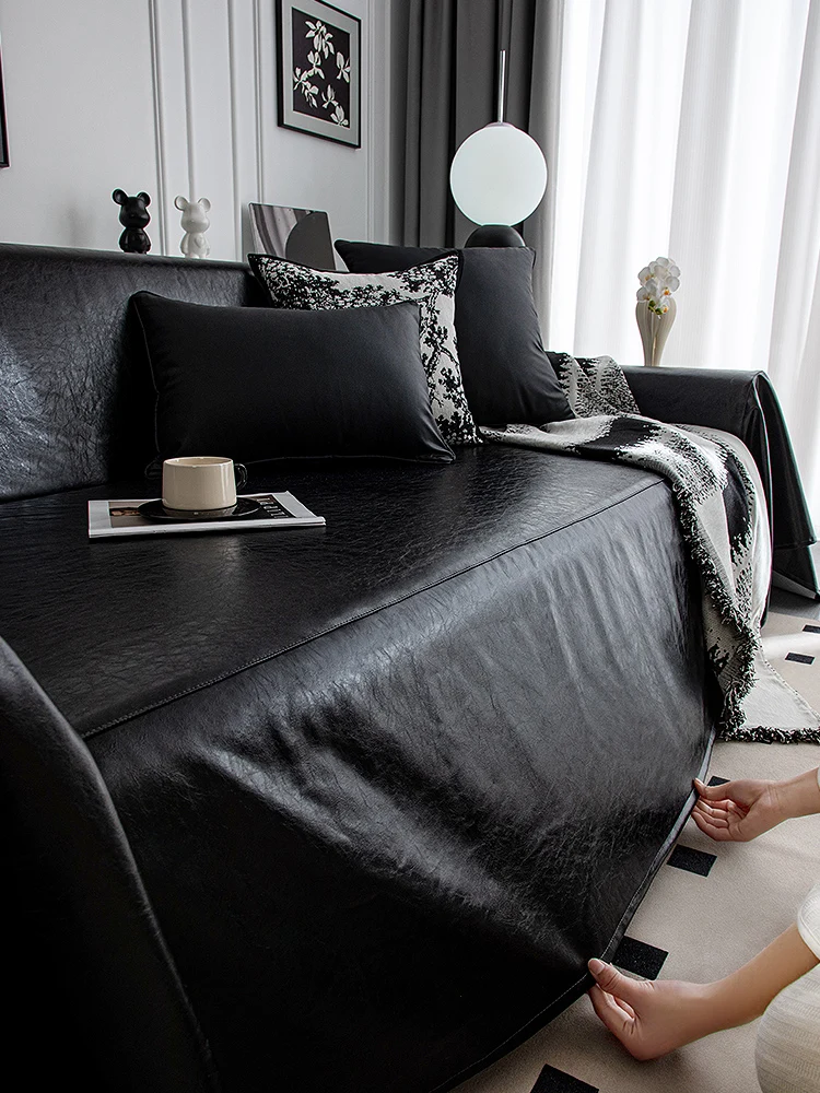 

Высококачественный водонепроницаемый чехол для диванной подушки из кожи, противоскользящий, устойчивый к царапинам, защищающий от мочи и пыли, универсальный, для всех сезонов