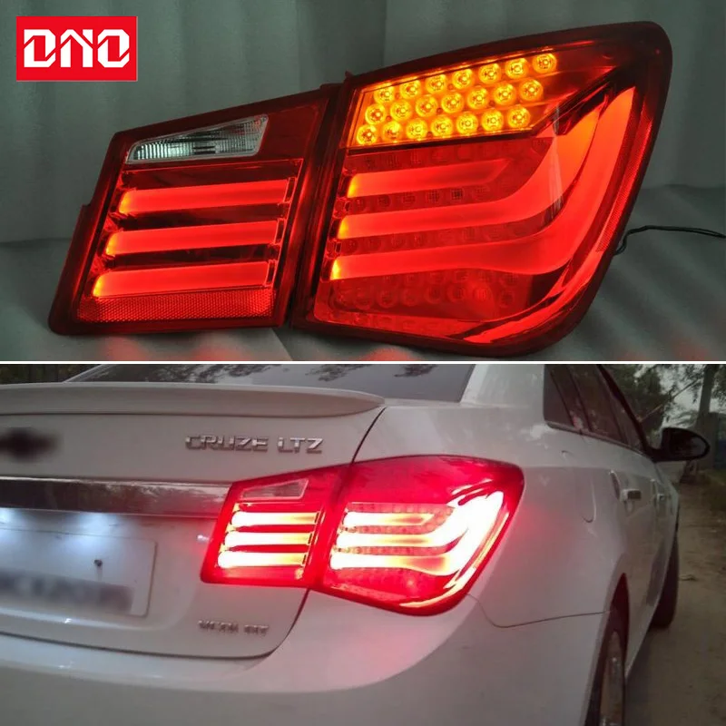 

Car LED 12V Taillights For Chevrolet Cruze 2009 - 2011 2012 2013 Rear Running Lamp Brake Reverse Dynamic Turn Signal Tail Light