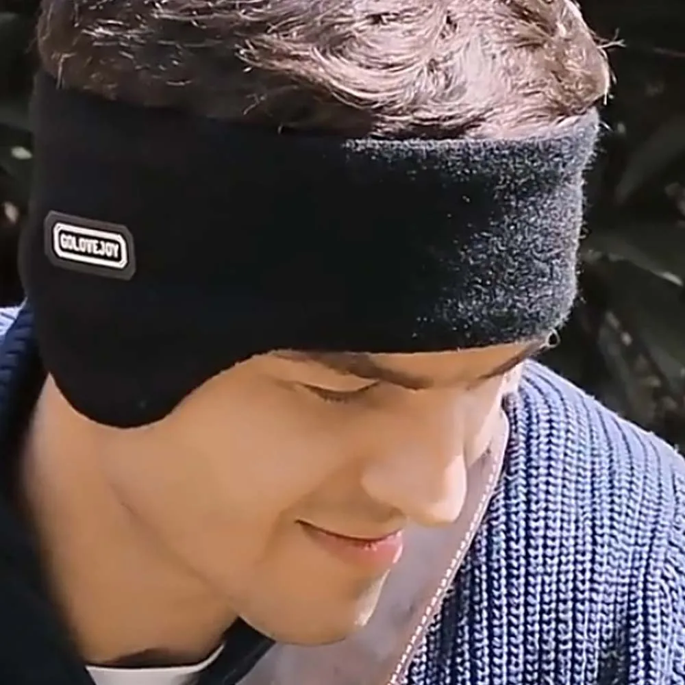 Earflap ฤดูหนาวหนา Earmuffs พับผ้าฝ้ายผู้ชาย Plush ฝาครอบหูนุ่มยืดหยุ่นกลางแจ้งเย็น Earmuffs หูอุ่น