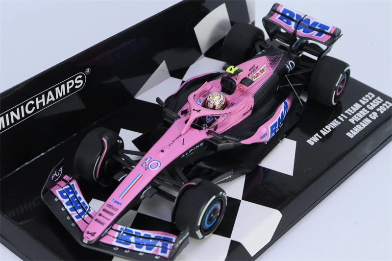 MINICHAMPS 1:43 F1 BWT ALPINE A523 PIERRE GASLY 2023 NO.10 Resin Model Car