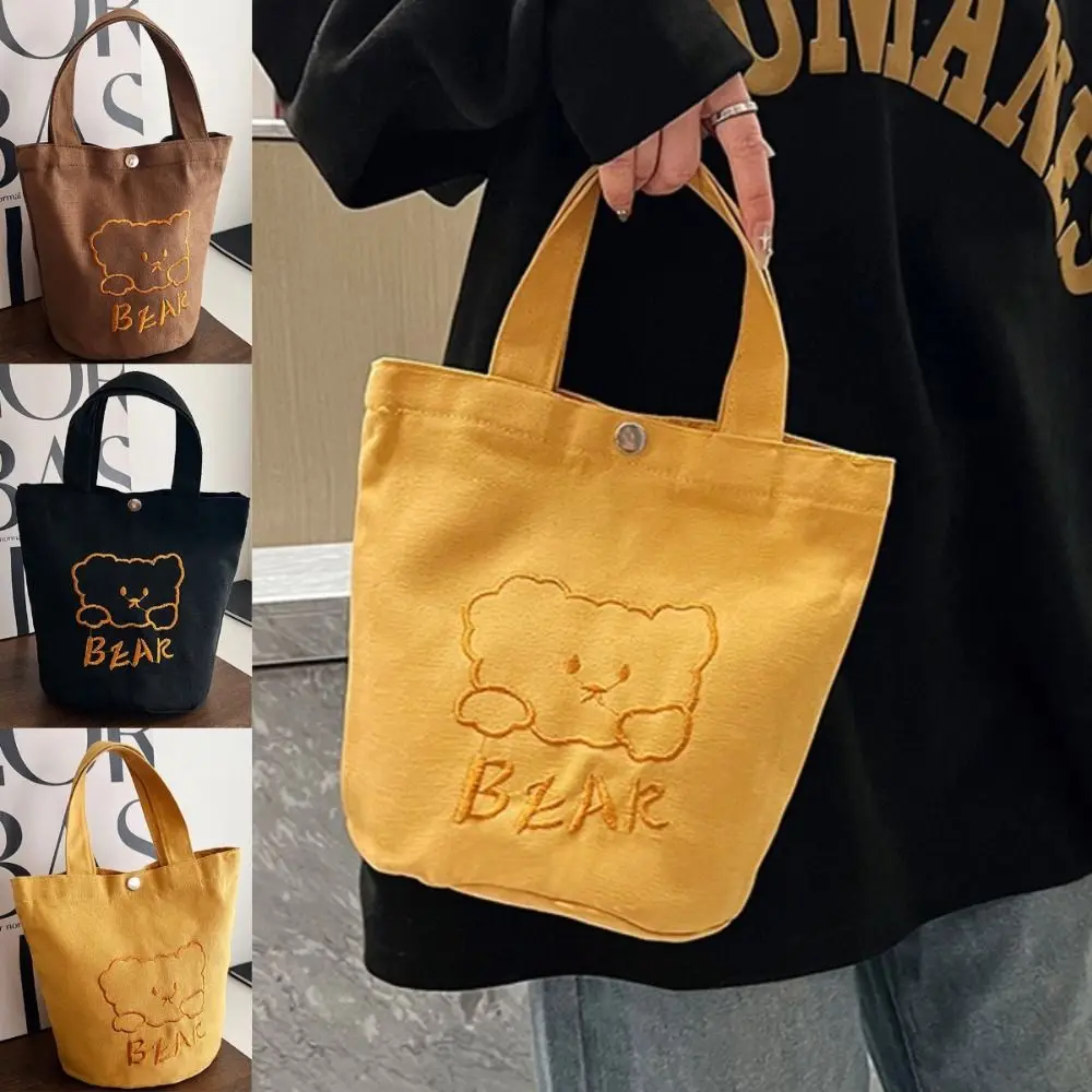 

Fashionable Canvas Embroidery Thread Bag Single Shoulder Handheld Shoulder Bag Beautiful Personalized Canvas Bag Women