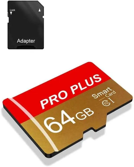 

64GB High Speed Micro SD Card with Adapter, UHS-I C10 A1 for Phone, Camera, Car Audio