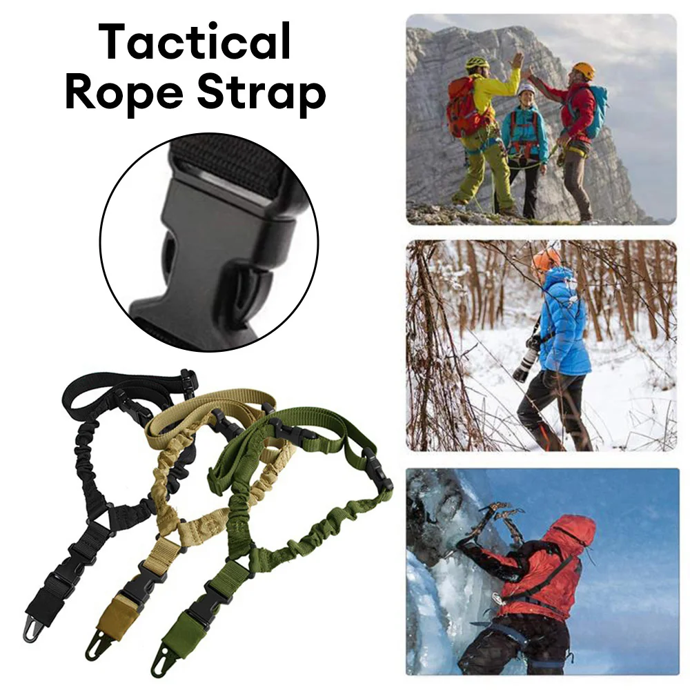 Tactical Multi-Functional Plus Shoulder Pad Oblique Shoulder Type Field Sports Equipment Tactical Rope Suspenders Ski Strap new