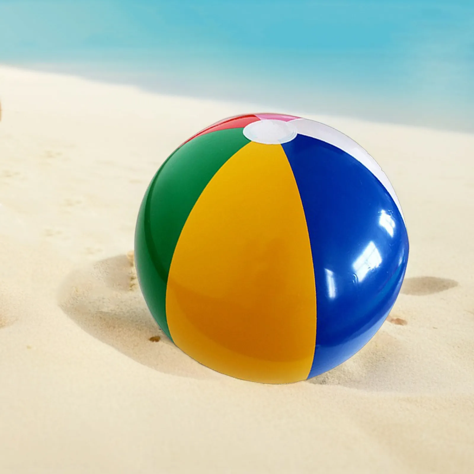

2 шт. надувных пляжных мячей радужных цветов для детей, красочные игрушки для бассейна и плавания