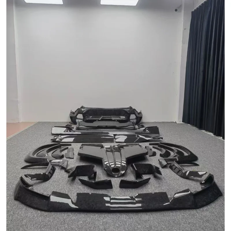 High Quality Carbon Fiber Body Kit, Front Diffuser, and Rear Diffuser Side Skirts Suitable for XM Modified M-type
