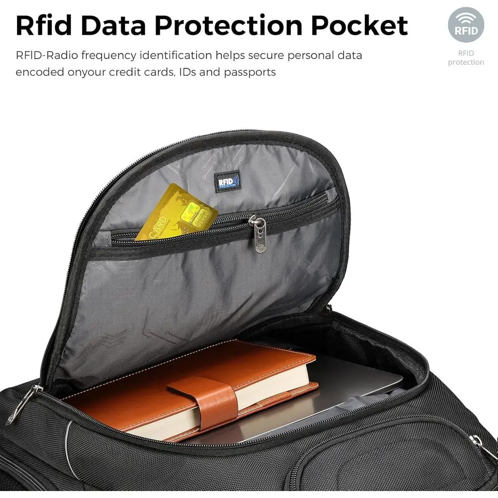 Design TSA BusinLaptop Backpack or Men,Travel Backpack With USB Charging Port,College Tech Backpacks With RID kets Presents or M