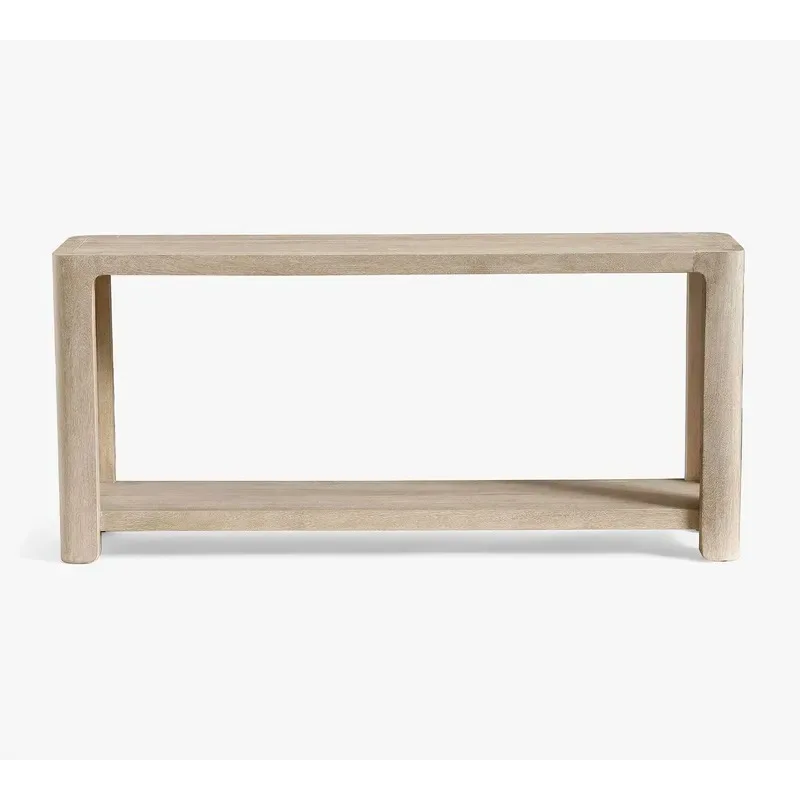 Modern Customizable RH Metal Stand Glass Panel Commercial Porch Console Puding Model 1