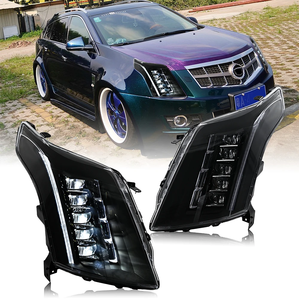 Wholesale LED Headlights for Cadillac SRX 2010-2016 Halogen Front Lamps Car Accessories for Cadillac