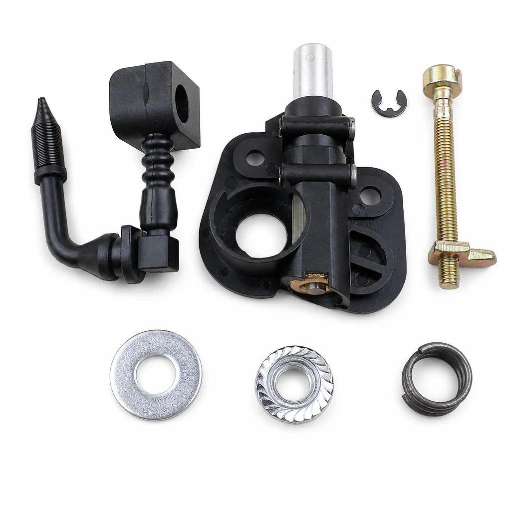 Oil Pump Chain Adjuster Worm Gear Spring Kit for McCulloch MAC CAT 335 338 435 436 438 440 441 442 444 M3414 Chainsaw, 530037820