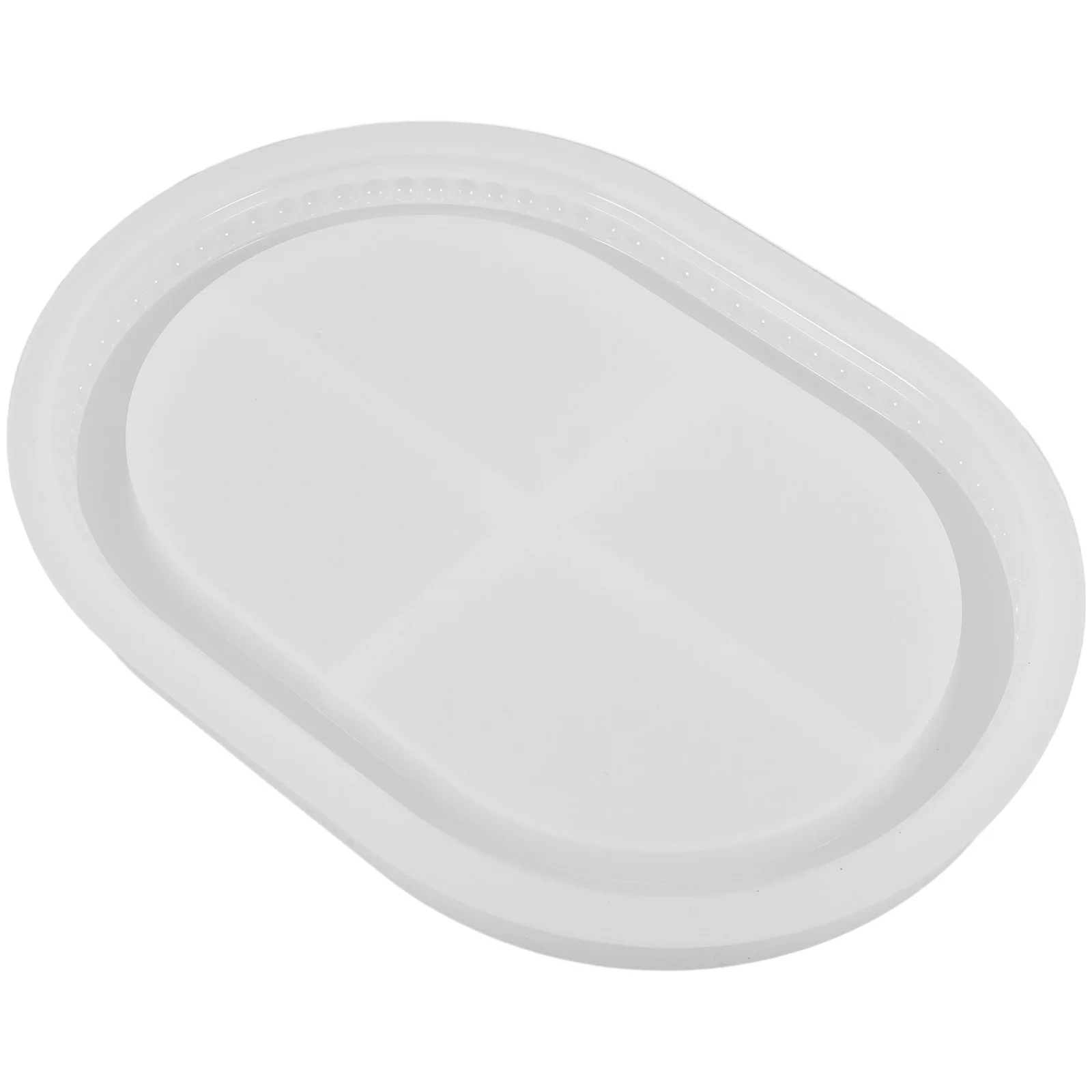 

Oval DIY Tray Silicone Mold for Resin Epoxy Plate Making Jewelry Holder Tray Mold for Crafting Concrete Molds