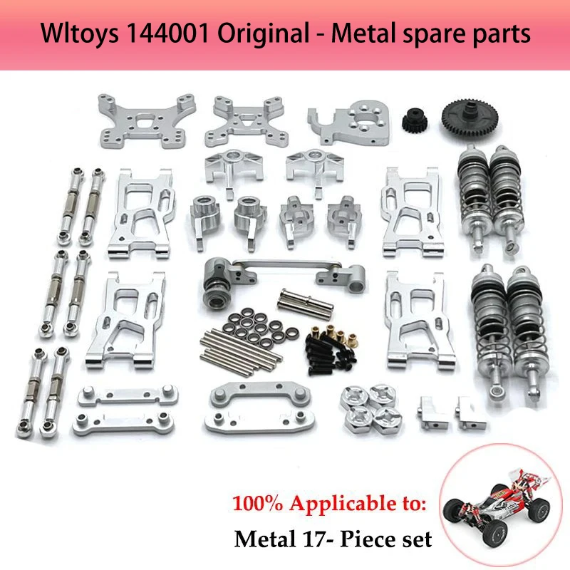 Wltoys 144001 144002 144010 124007 124008 124016 124018 124019 Metal Steering Blocks C-Hub Carriers RC Car Upgrades Parts