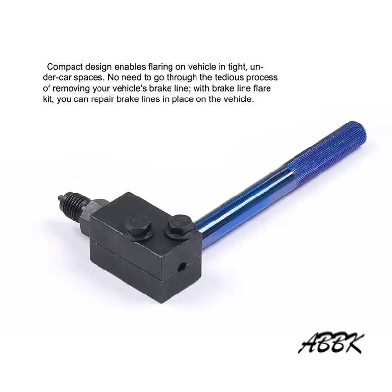 

ABBK-3/16 Inch Brake Line Double Flaring Tool Handheld 45 Degree SAE For Brake Hose Nickel Tube And Copper Tubing 4.75Mm