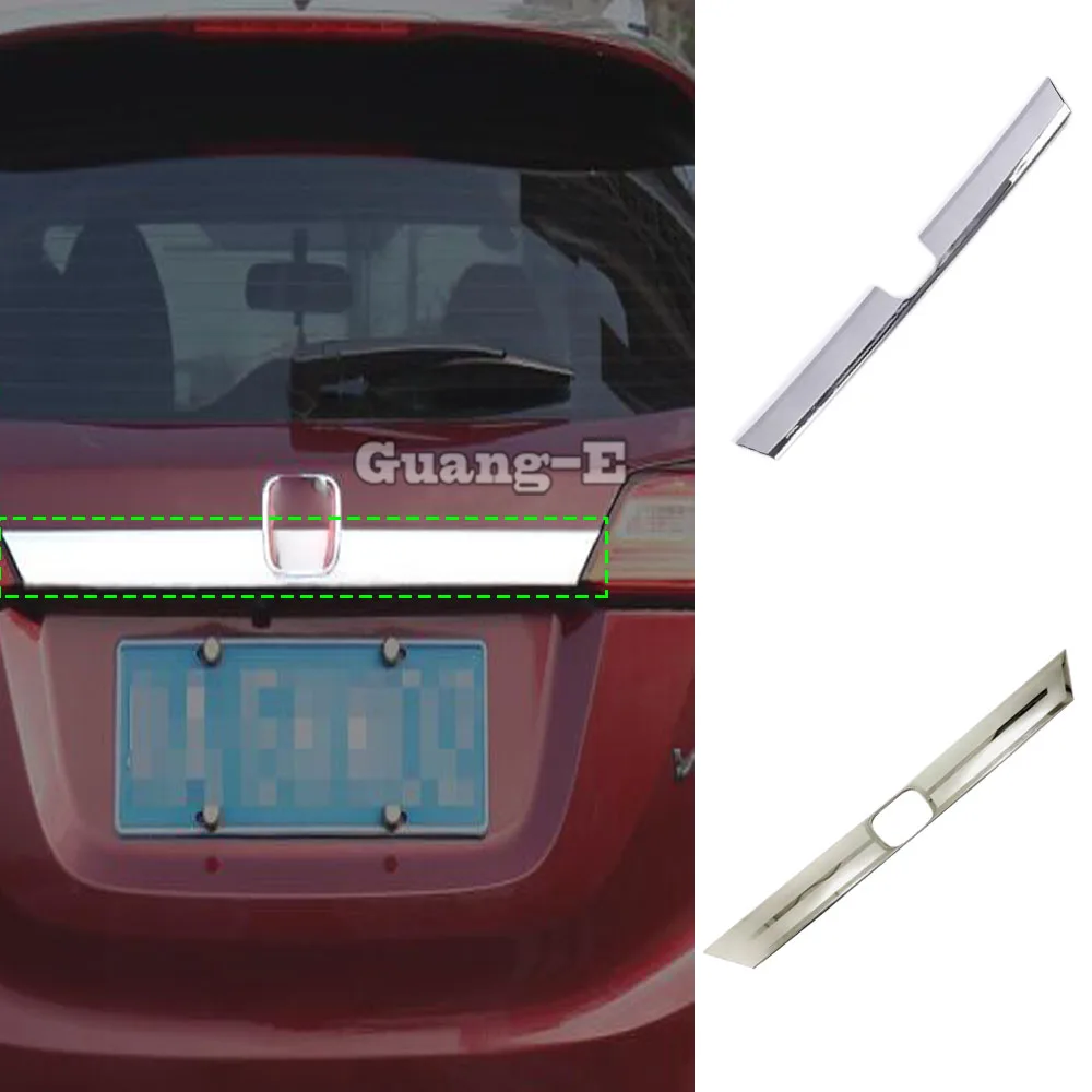 

Cover ABS Plastic/Steel Back Rear Door Bottom Tailgate Frame Plate Trim Trunk For Honda HRV HR-V Vezel 2014 2015 2016 2017 2018