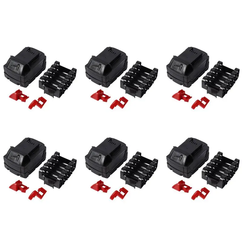 ABJN-6X M18 Shell Li- Battery Plastic Case Lithium Battery Protection Case For 18V M18 48-11-1815 3Ah