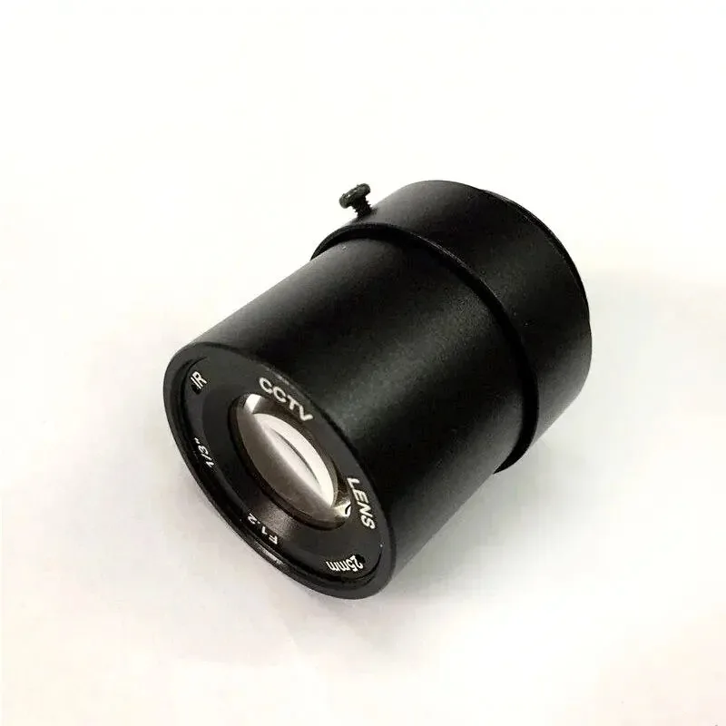 Lente de cámara óptica infrarroja de visión nocturna DIY F1.2 lente CCTV IR CS de Metal 6mm 8mm16mm 25mm lentes de monitoreo de red