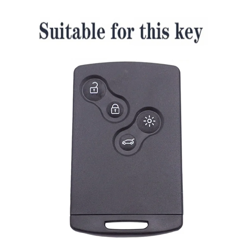 Silicone Car Key Case Cover for Renault Megane Kadjar Laguna 3 Clio 4 Captur Koleos Stage Scenic 3 Koleos Logan Nema Fluence Zoe