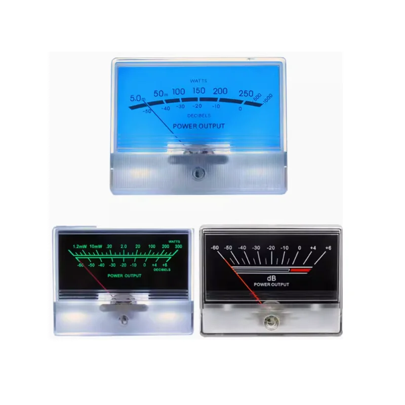 DIY HiFi Pointer Type Power Amplifier VU Meter Audio Preamplifier Tube Amp DB Sound Pressure Meter