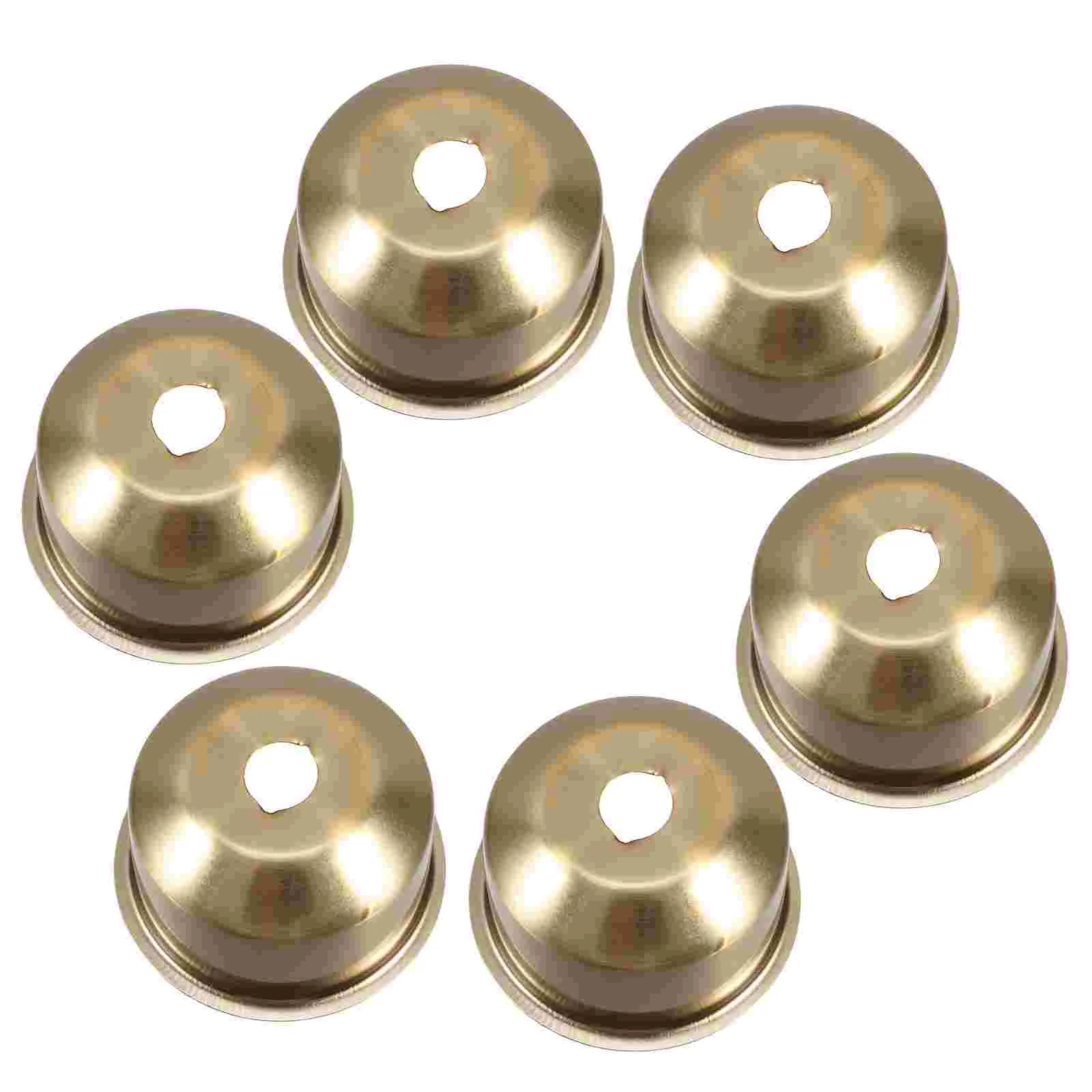 

8 Pcs Lighting Accessories Metal Cups Window Holders Pendant Vintage Lamp Base Parts Hardware Bracket