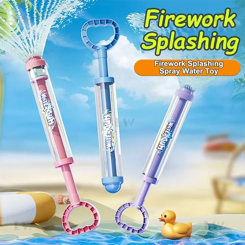 New Whirl Rotating Fountain Stick Water Gun  Kids Pool Beach Party Favors, Character Splash Spray Toy for Summer Activities