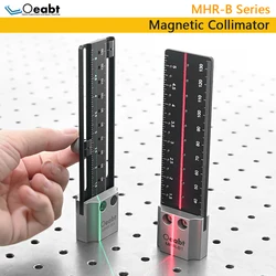 MHR-B Series Magnetic Collimator Beam Height Gauge Magnetic Ruler Laboratory Tool Positioning Ruler Measuring Tool