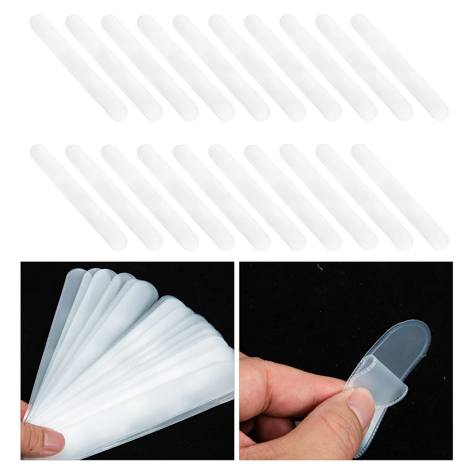 Bolsa de almacenamiento de brochas de maquillaje, bolsa de accesorios para el cabello para cosméticos, protectores Eva, portaherramientas, 20 Uds.