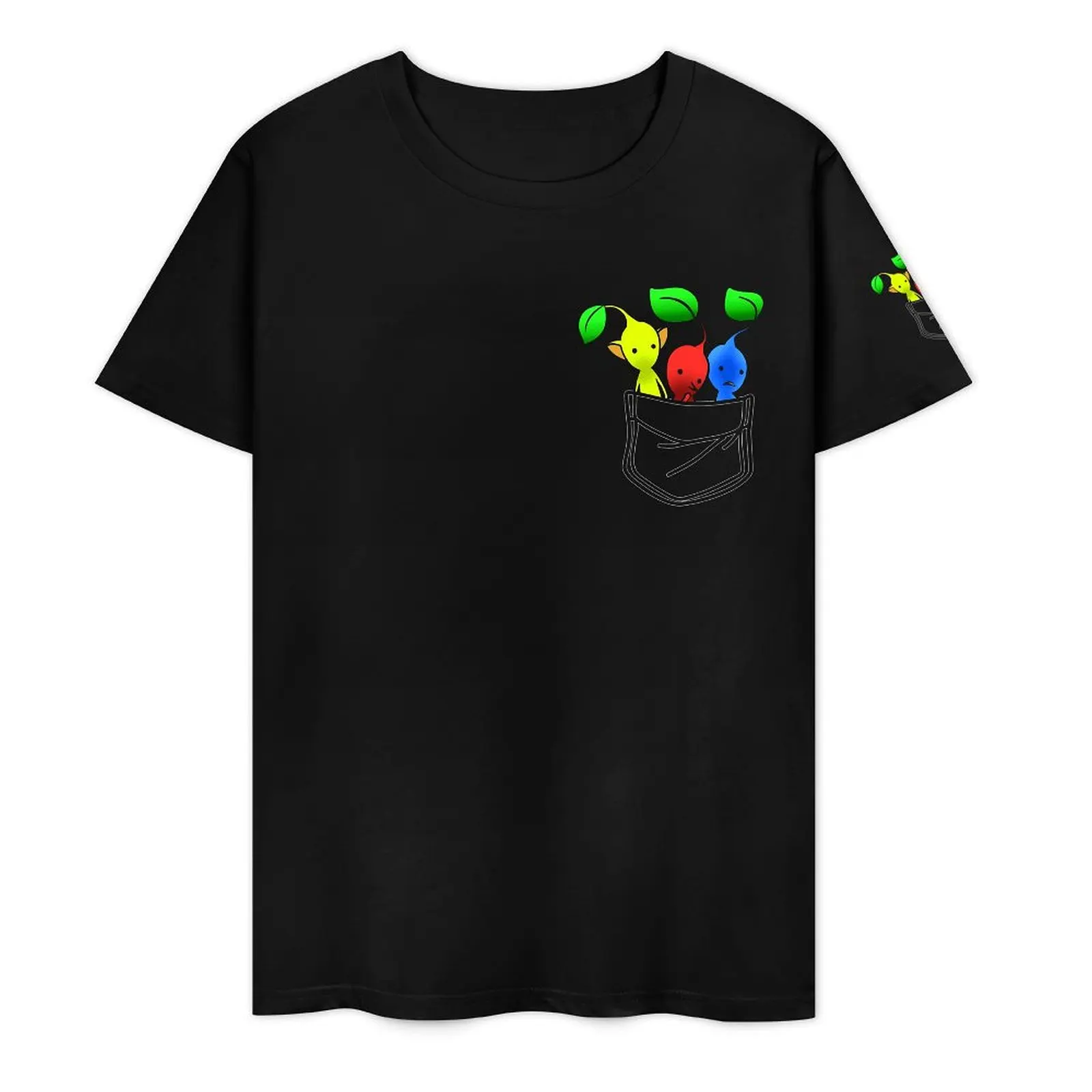 Pikmins In Your Pocket Jigsaw Puzzle For Sale Tees Casual Graphic T-shirt Fresh Campaign  Funny Novelty Fitness USA Size