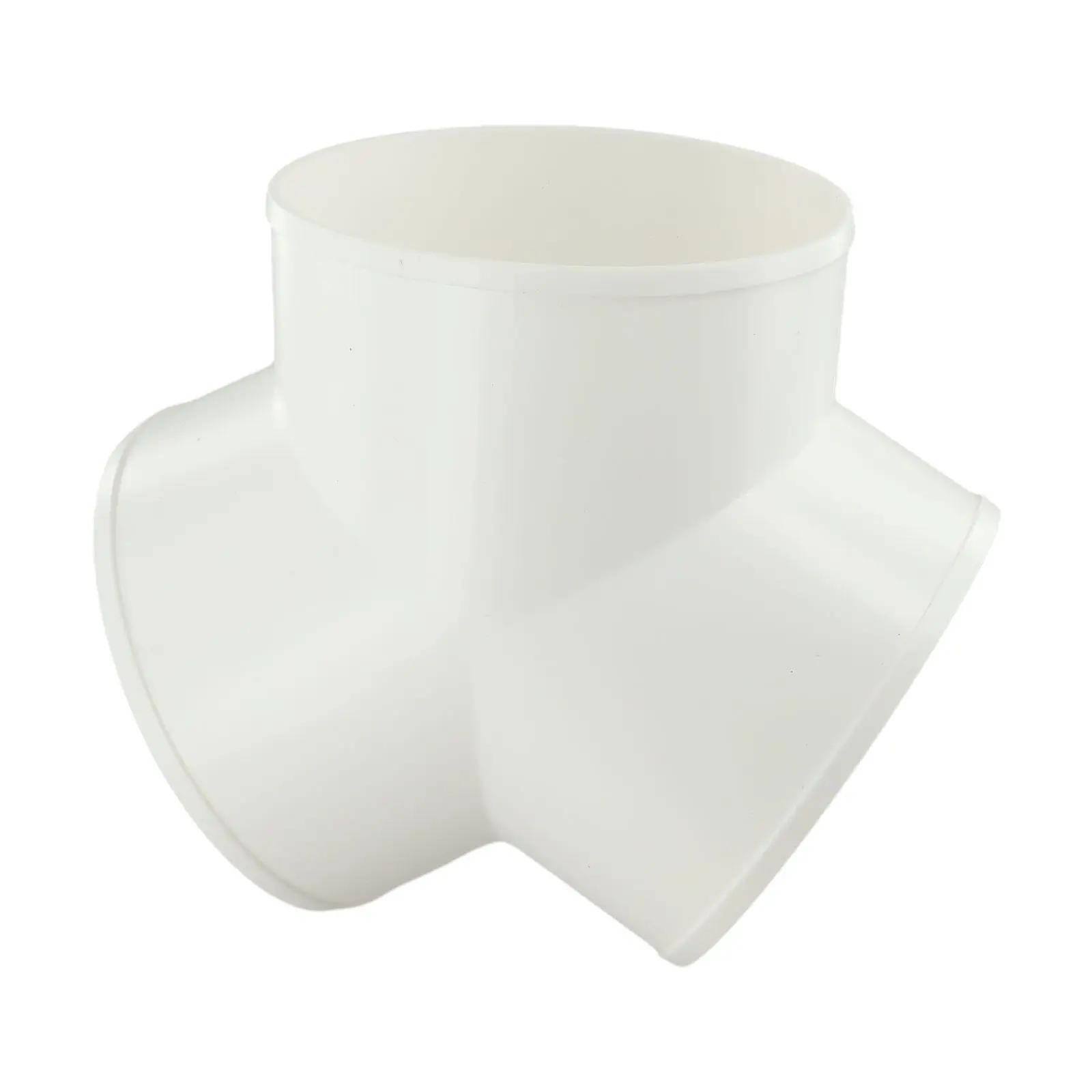 Distribusi Aliran Udara Splitter Ducting Splitter Connector Efisien Ducting Splitter Ducting Plastik Padat Untuk Range Hood