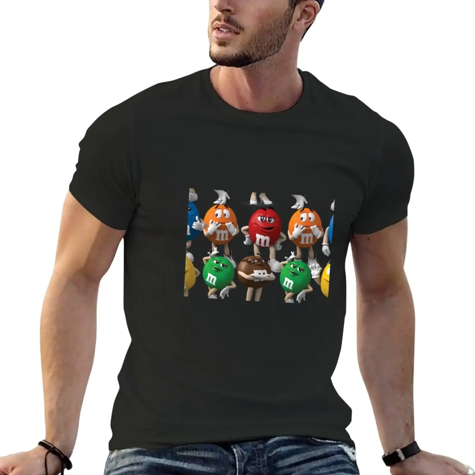 

MandM Color Character T-Shirt Aesthetic clothing shirts graphic tees customs design your own mens graphic t-shirts funny