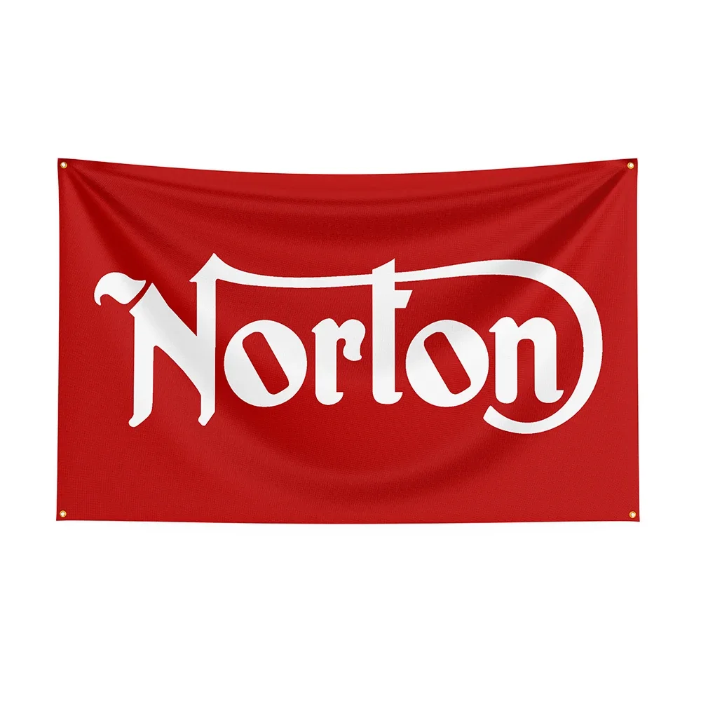 3x5Ft Nortons Flag Polyester Printed Racing Car Banner For Decor