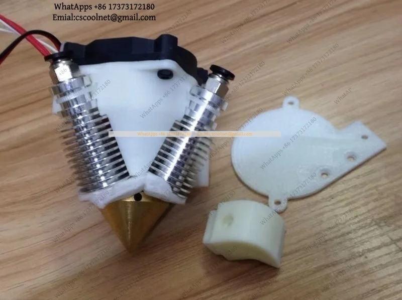 JS01 3D Printer Diamond Hotend Multi Color 3 IN 1 Out Extruder Kit for 0.4mm Nozzle 1.75mm Filament