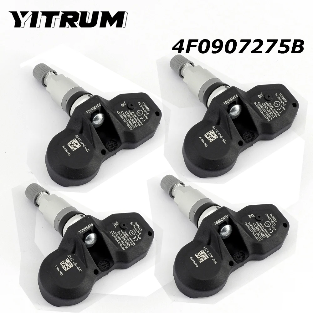 

YITRUM TPMS Tire Pressure Sensor For Audi R8 A8 RS6 RS7 Volkswagen Porsche Panamera Cayenne Lamborghini 4F0907275B 4F0907275D