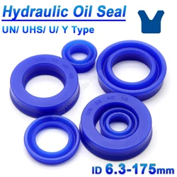 UN Radial Shaft Hydraulic Oil Seal ID 6.3-175mm UHS/U/Y Type Polyurethane Piston Shaft Piston Rod PU Single Lip U Cup Oil Seals