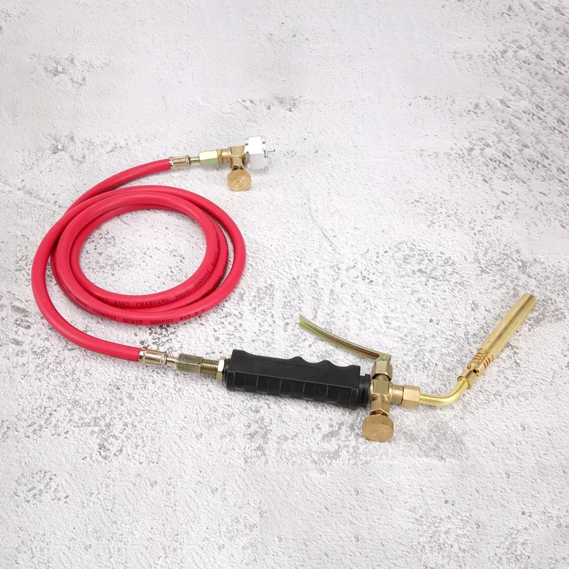 

Brazing Welding Hose Torch MAPP Propane Soldering Torch with 1.6M Hose-A73M