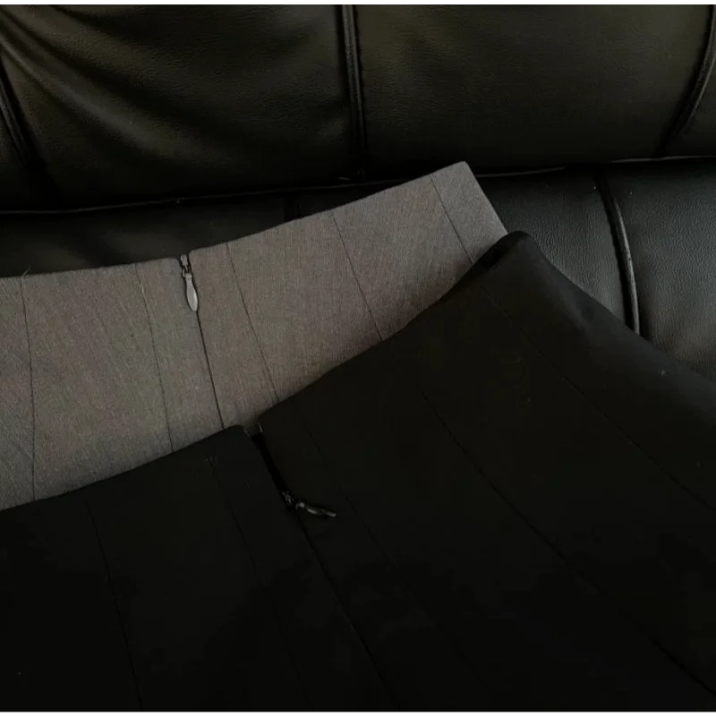 핫걸 스타일 다용도 케이크 여성 하이웨이스트 슬림 플리츠 신상 A라인 스커트