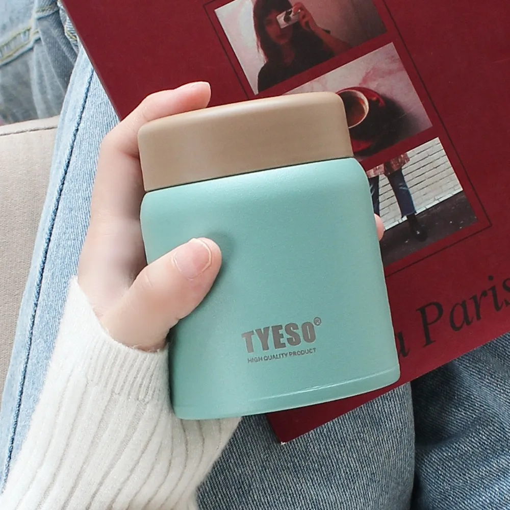 Tea Mug Leak-Proof Stainless Steel Cup Thermal Mini Braised Flask 220ml Portable Vacuum Flask School