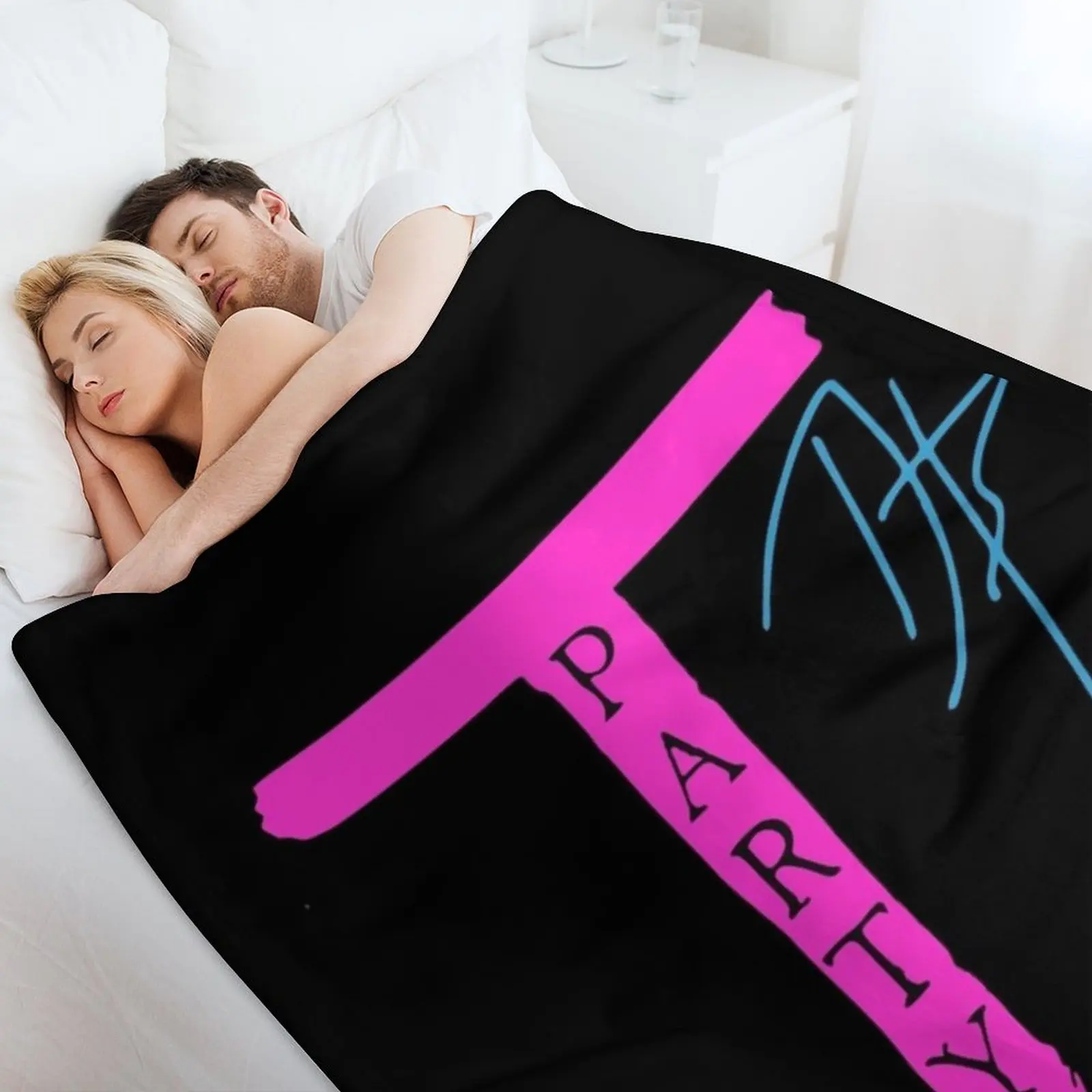 الرسوم المتحركة لحفلة ألعاب Daz بطانية رمي ناعمة كبيرة دافئة لمصممي الشتاء بطانيات قيلولة