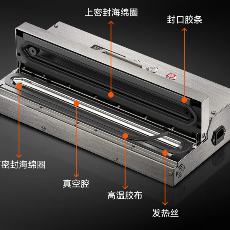

Food vacuum sealing machine Commercial automatic small packaging machine Household