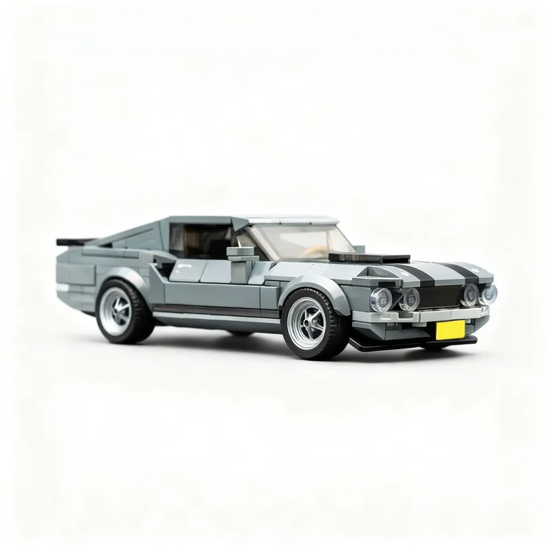 372pcs MOC Fordes Mustangs Boss 429 John Wick City Champions Model Building Blocks Construction Assemble Education Idea Craft - view 5