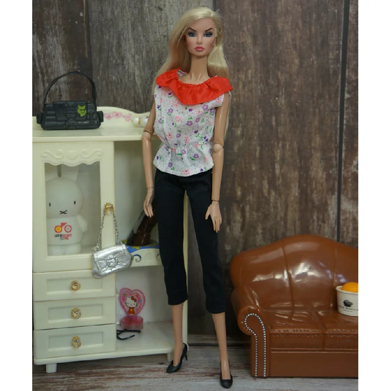 12 Zoll 30 cm Puppenkleidung, handgefertigt, lässiger Stil, Puppen-Outfit, geeignet für BJD-Puppen, modisches Kostüm-Set, Kawaii, Hauspuppe, DIY-Spielzeug – Detail 40