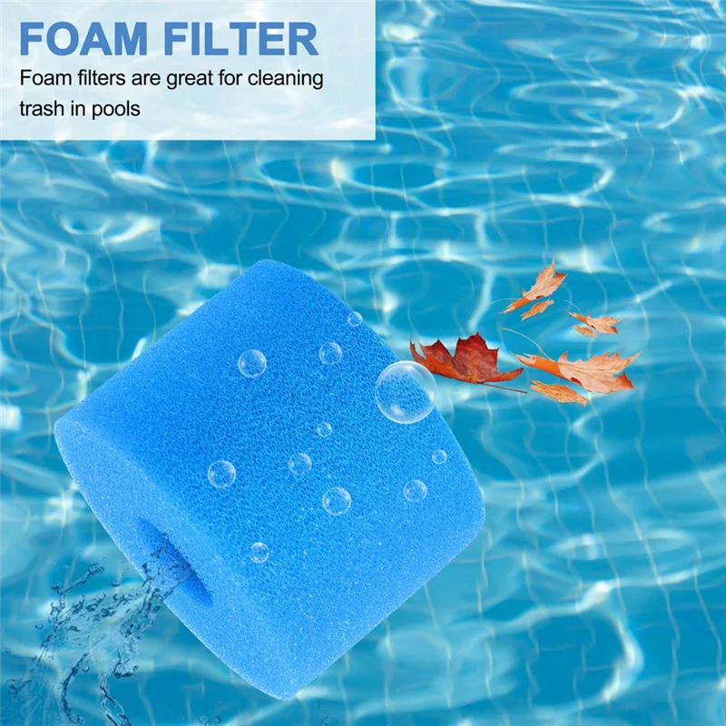 25Pcs for Intex Pure Spa Reusable Washable Foam Hot Tub Filter Cartridge S1 Type Swimming Pool Filter Sponge