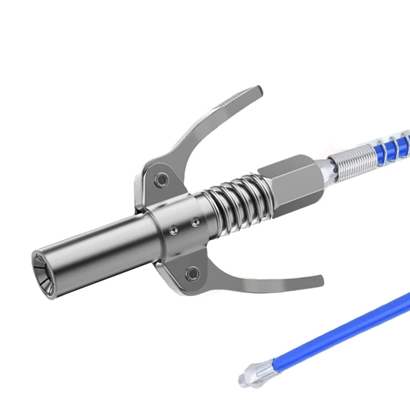 AC88 Grease Fitting Grease Coupler NPT1/8 Adapter Double Handle High Pressure Locking Pliers Repair Tools
