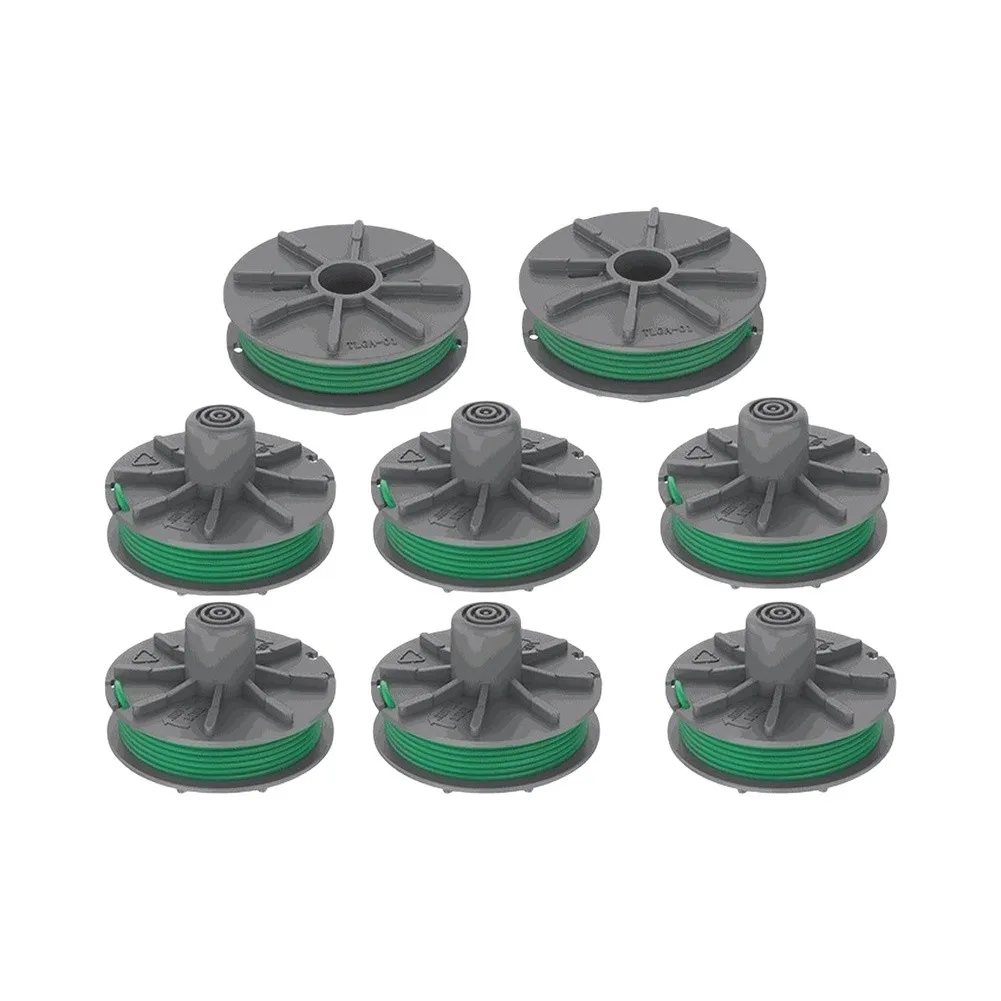 Plastic for Lawn Trimmer Spool Replacement Green 60x37mm for Mower Rope Accessory Cost Effective Line Refill Option