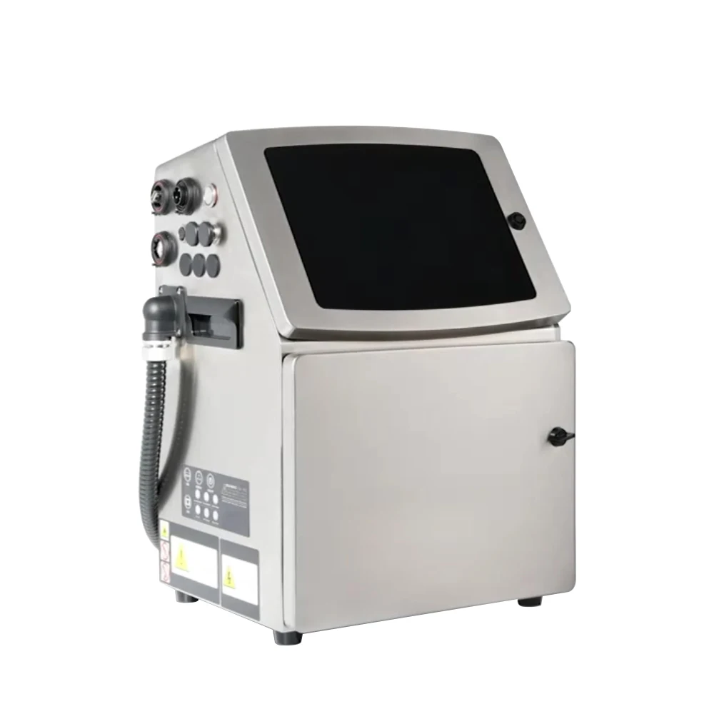 Newly Upgraded PA-V2000 Series CIJ Continuous Industrial Inkjet Printer, Food Chemical Date Encoder