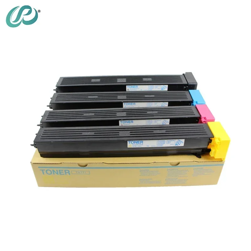 

TN711 Copier Toner Cartridge BK750g for Konica Minolta Bizhub C654 754 Refill Toner Cartridge CMYK 4pcs