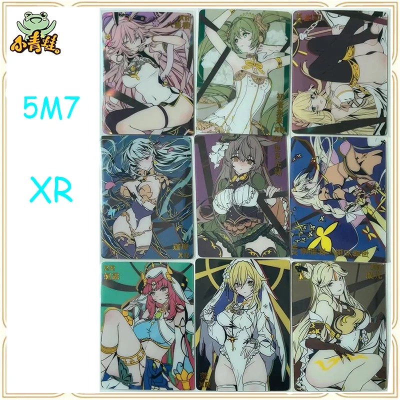

Anime Goddess Story 5M7 XR Hatsune Miku Nilou Kama Sexy Wife Card Boy Game Toys Collectible Card Christmas Birthday Gift